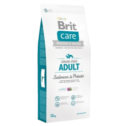 BRIT CARE ADULT ALL BREEDS SALMON 12kg + GRATIS